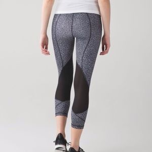 Lululemon Pace Rival Crop Freckle Flower